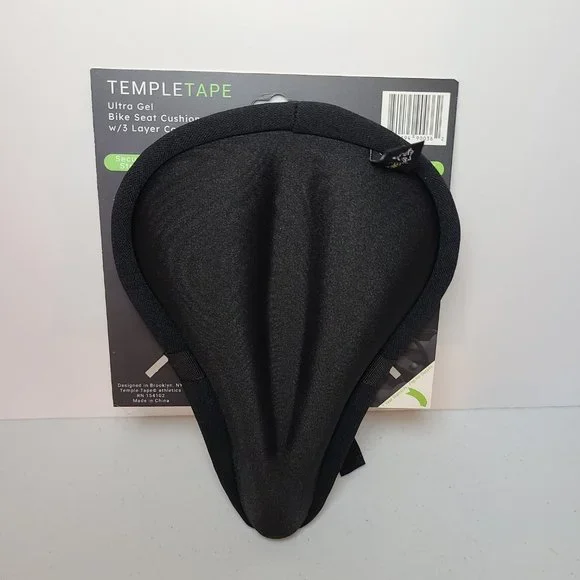 Temple Tape Ultra Gel Bike Seat Cushion - Picture 4 of 6